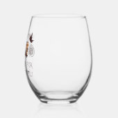 秋の準備離れは出来た！ ステムなしワイングラス (左)