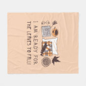 秋の準備離れは出来た! フリースブランケット (正面(横))