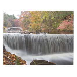 秋の滝アットバンデルビルド ノートパッド