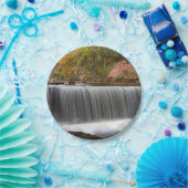 秋の滝アットバンデルビルド ペーパープレート (パーティー)