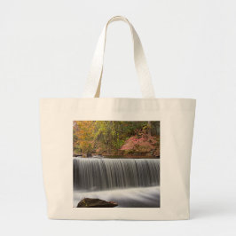 秋の滝アットバンデルビルド ラージトートバッグ