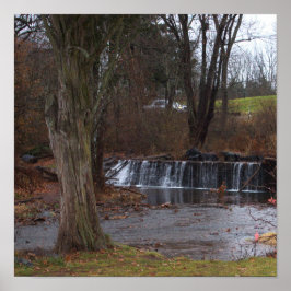 秋の滝ポスター ポスター
