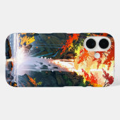 秋の滝魔法 Case-Mate iPhoneケース (裏面 (横))