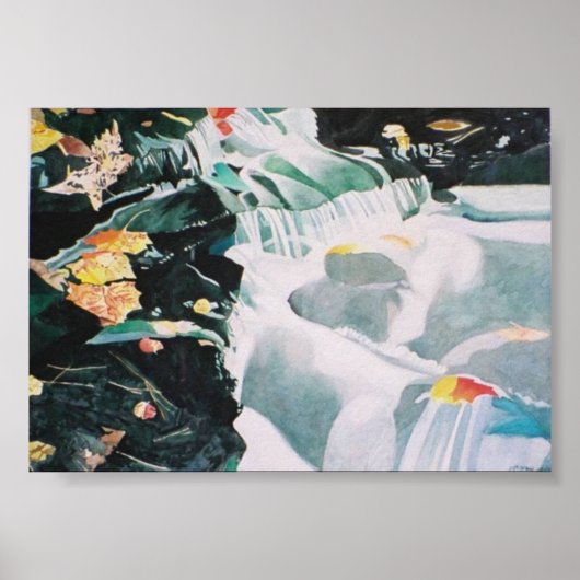 秋の滝3 ポスター (正面)