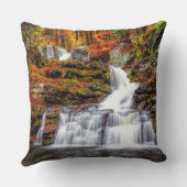秋の滝 クッション (裏面)
