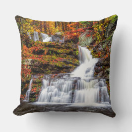 秋の滝 クッション