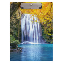 秋の滝 クリップボード