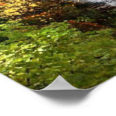 秋の滝 ポスター (角)