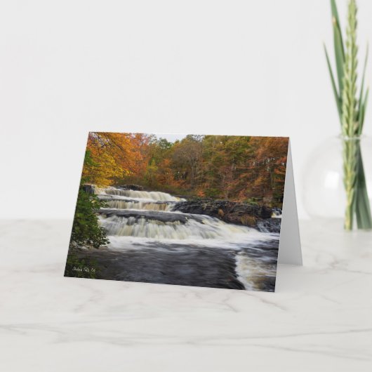 秋の滝(2) カード (正面)