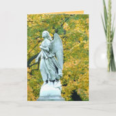 秋の火のカード（詩） カード (正面)