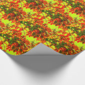 「秋の火」ラッピング紙 ラッピングペーパー (コーナー)