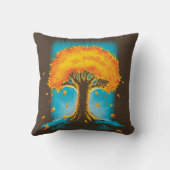 秋の炎 クッション (裏面)