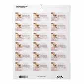 秋の爆発差出人住所ラベル ラベル (フルシート)