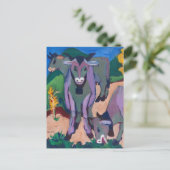 秋の牛 | Ernst Ludwig Kirchner ポストカード (スタンド正面)