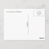 秋の牧場 ポストカード (裏面)