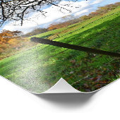 秋の牧草写真プリント フォトプリント            (角)