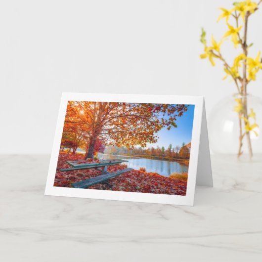 秋の特別誕生日が「あなた」を願う カード (黄色い花)