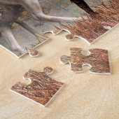 秋の狩り ジグソーパズル (側面)