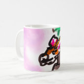 秋の狼の走り コーヒーマグカップ (正面左)