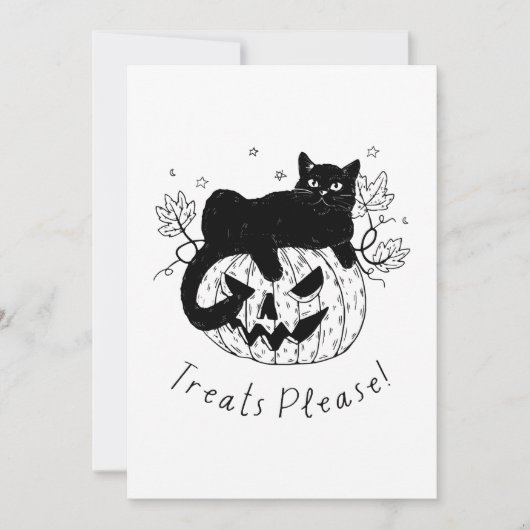 秋の猫ハロウィンラン シーズンカード (正面)