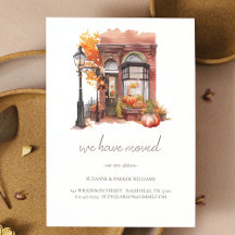 秋の玄関ドアの移動発表