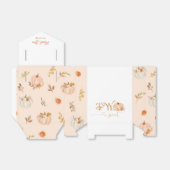 秋の甘い小さなかぼちゃ2つの甘い誕生日パーティー フェイバーボックス (折り畳みなし)