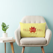 秋の甘い秋 赤い紅葉のクッションカバー ランバークッション (椅子)