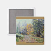 秋の田園地帯 マグネット (正面/裏面)