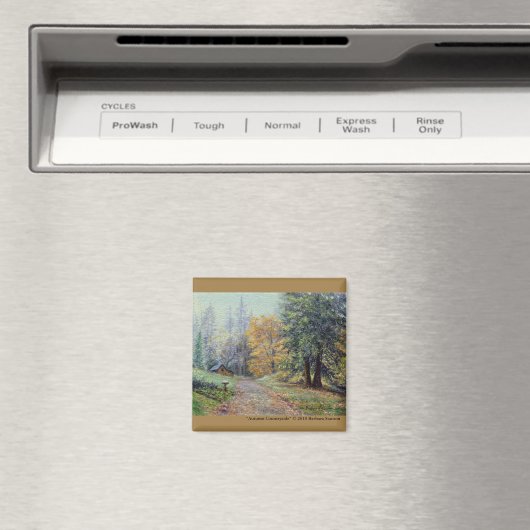 秋の田園地帯 マグネット (インサイチュ (食洗機))