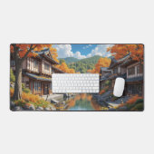 秋の町 – スタジオジブリインスパイア デスクマット (キーボード&マウス)