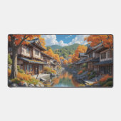 秋の町 – スタジオジブリインスパイア デスクマット (正面)