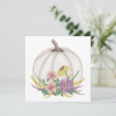 秋の白いかぼちゃ シーズンカード (スタンド正面)