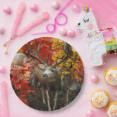 秋の白い尾 ペーパープレート (パーティー)