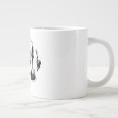 秋の瞳、忠実な心 ジャンボコーヒーマグカップ (右)