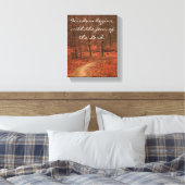 秋の知恵 キャンバスプリント (インサイチュ (寝室))