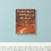 秋の知恵 キャンバスプリント (インサイチュ (ウッドフロア))