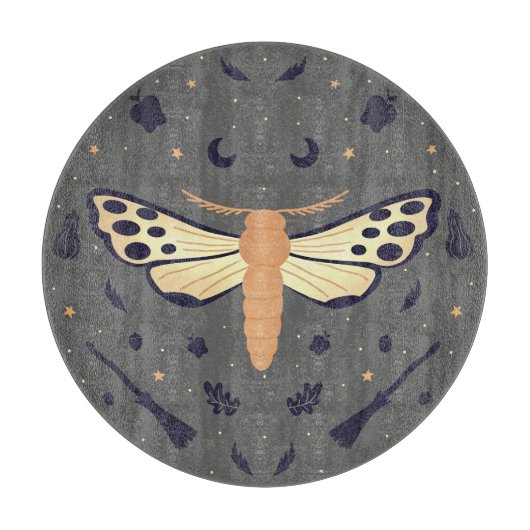 秋の石板 カッティングボード (正面)