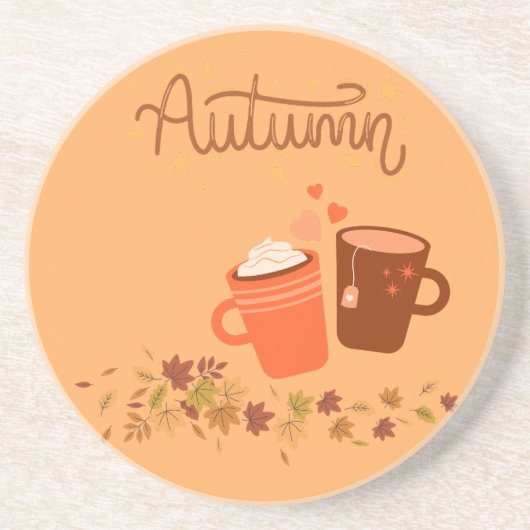 秋の砂岩コースター コースター (正面)