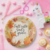 秋の神の恵み ペーパープレート (パーティー)