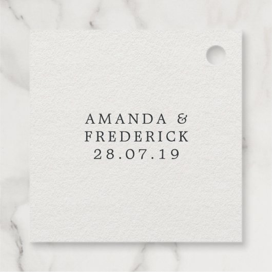 秋の神社ボヘミアン結婚ズ フェイバータグ (裏面)