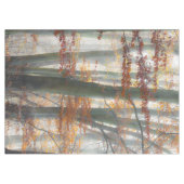 秋の神秘的で霧深い森林 テーブルクロス (正面(横))