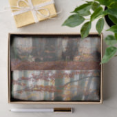 秋の神秘的で霧深い森林 薄葉紙 (ギフト)