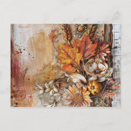 秋の祭り ポストカード