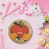 秋の秋お祝いナプキンス ペーパープレート (パーティー)