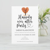 秋の秋がパーティー発表後ずっと楽結婚しく 招待状 (スタンド正面)