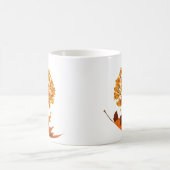 秋の秋のマグ コーヒーマグカップ (中央)