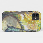 秋の秋の木は芸術の絵画の運命を去ります Case-Mate iPhoneケース (裏面(横))