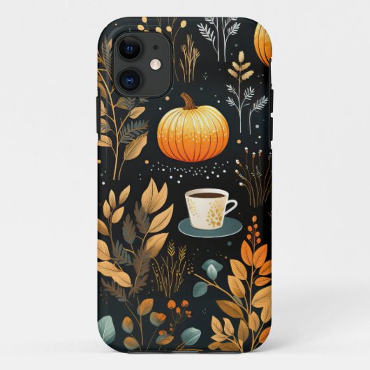 秋の秋の秋の葉パンプキン Case-Mate iPhoneケース (裏面)