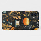 秋の秋の秋の葉パンプキン Case-Mate iPhoneケース (裏面(横))