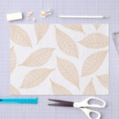 秋の秋の葉の骨組 薄葉紙 (クラフト)